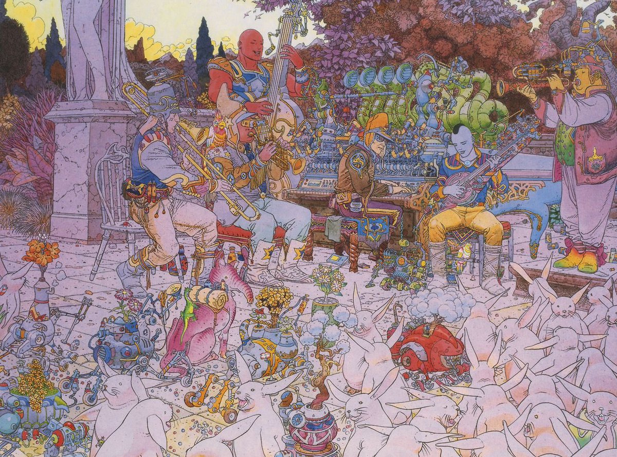 CoolComicArt's tweet image. City Of Fire by Moebius &amp;amp; Geof Darrow @DarrowGeof