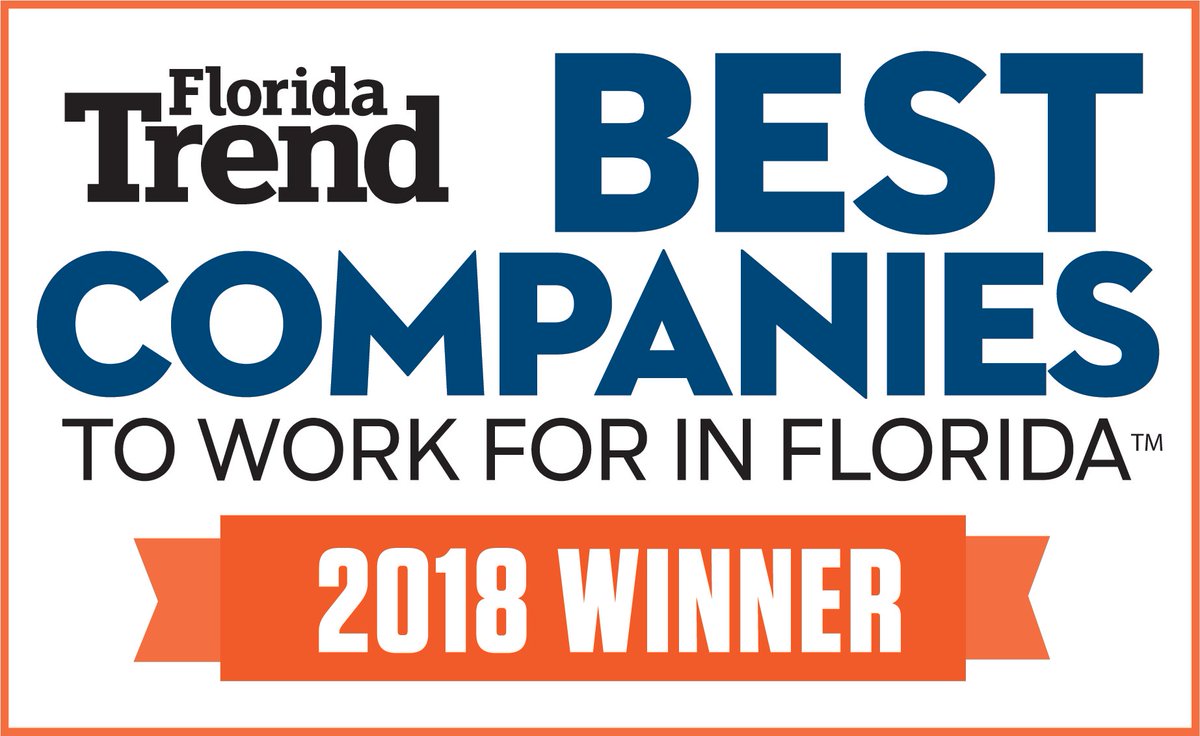 GunsterLaw's tweet photo. We are thrilled to announce that Gunster was ranked 19th on the Best Companies to Work for in Florida list by @FloridaTrend. Thank you for making Gunster a Best Company to Work For! 🏆 https://t.co/owt8Yyr8Vv #TeamGunster https://t.co/OspJE4n4LP
