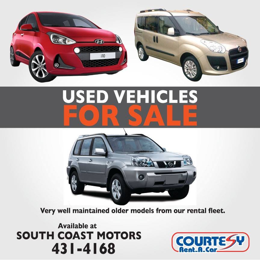 IanPro's tweet photo. USED VEHICLES FOR SALE. It's the perfect time for you to buy a pre-owned vehicle. These vehicles were part of our rental fleet and are older models. Fiat Doblos, Nissan X-trails and Hyundai 110. For more information contact SOUTH COAST MOTORS at 431-4168 https://t.co/MLu3uuRn6e