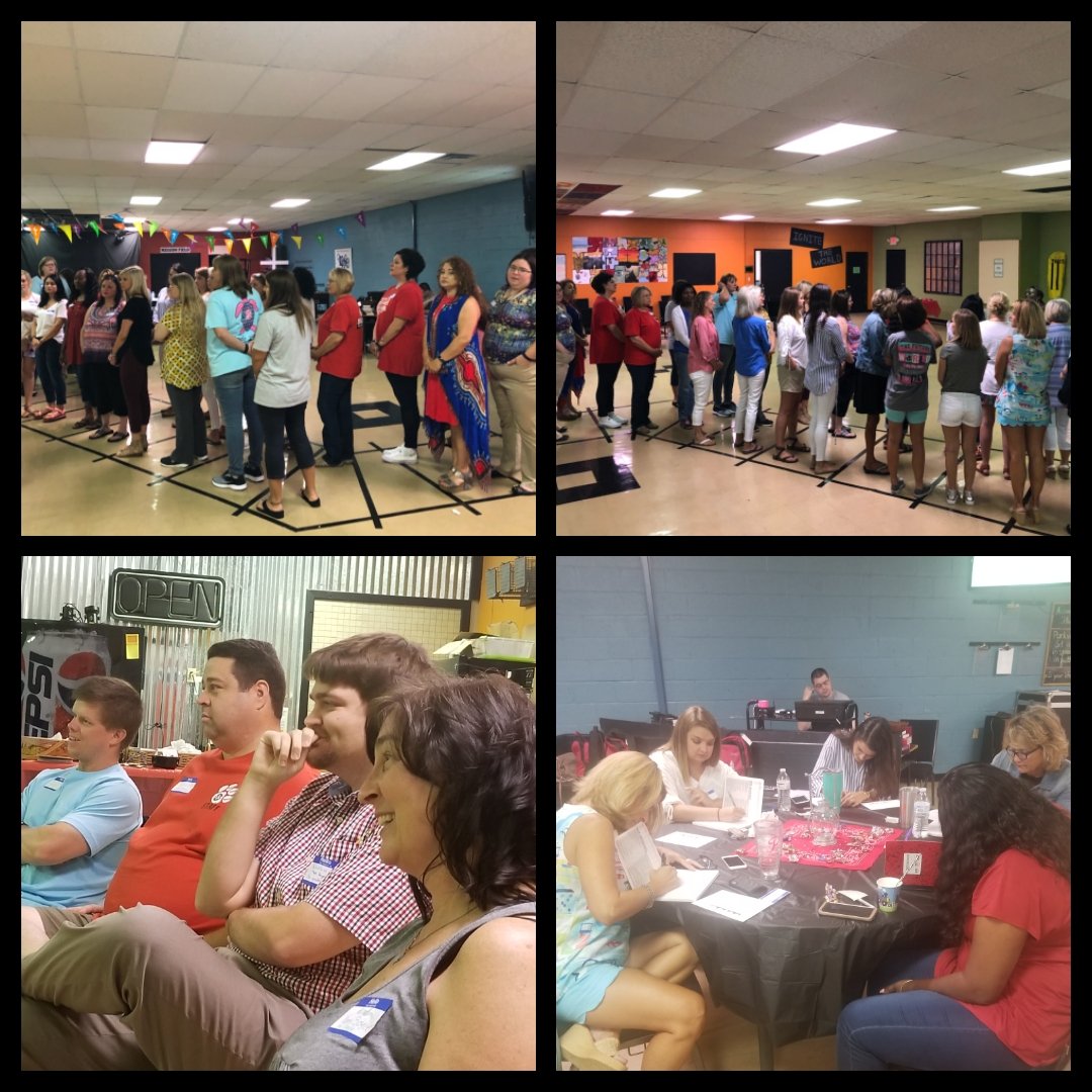 EESSanders's tweet photo. "We Are On the Right Track at EES!" Our Summer Retreat is Going Great! #WeAreEES🤗👭 https://t.co/xpskozoILZ