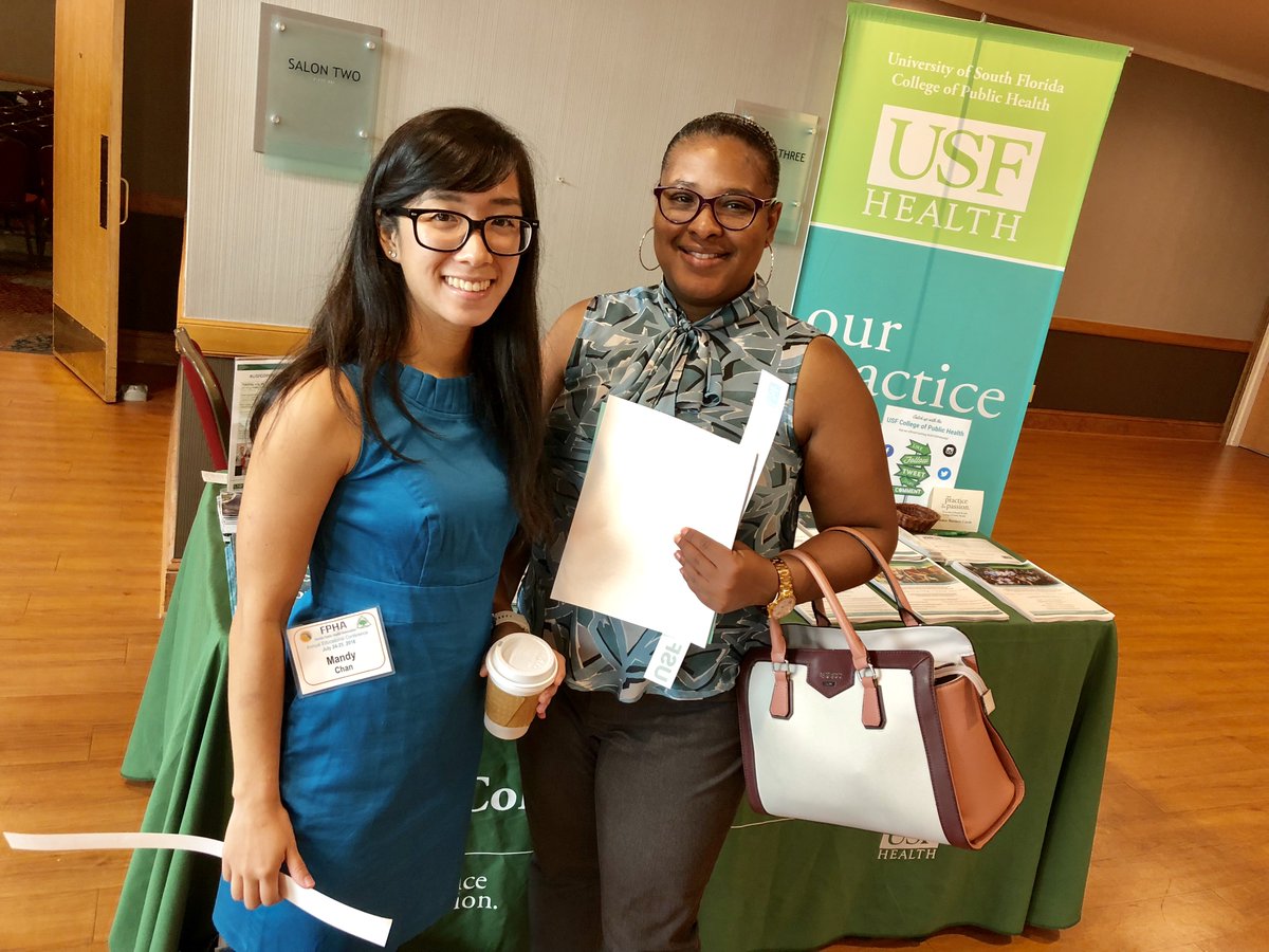 usfcoph's tweet photo. COPHers are networking and sharing their latest research endeavors at this year’s #FPHA conference in #Orlando! This is why #USFCOPHRocks! #OurPracticeIsOurPassion #PublicHealth #USF https://t.co/Nou0Lnr9vb