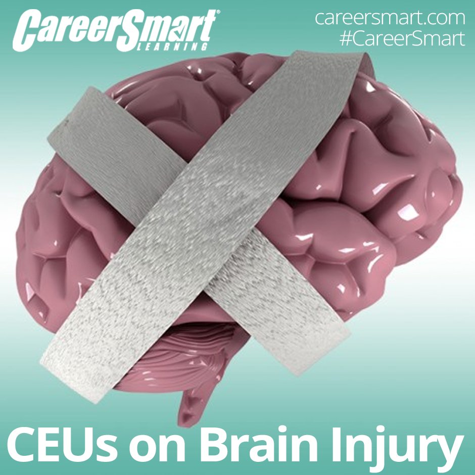 Earn 5 #contacthours #CEU for #nurses #RN #LVN #casemanagers #CCM and more when learning all about #TBI #traumaticbraininjury #braininjury in this #online #continuingeducation course: careersmart.com/shop/traumatic…