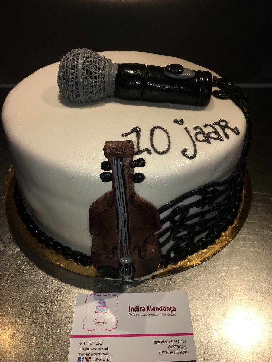 indirastaarten's tweet photo. Van harte gefeliciteerd Taïs! #indirastaarten #verjaardagstaart #musiccake https://t.co/aFqLrCryAP