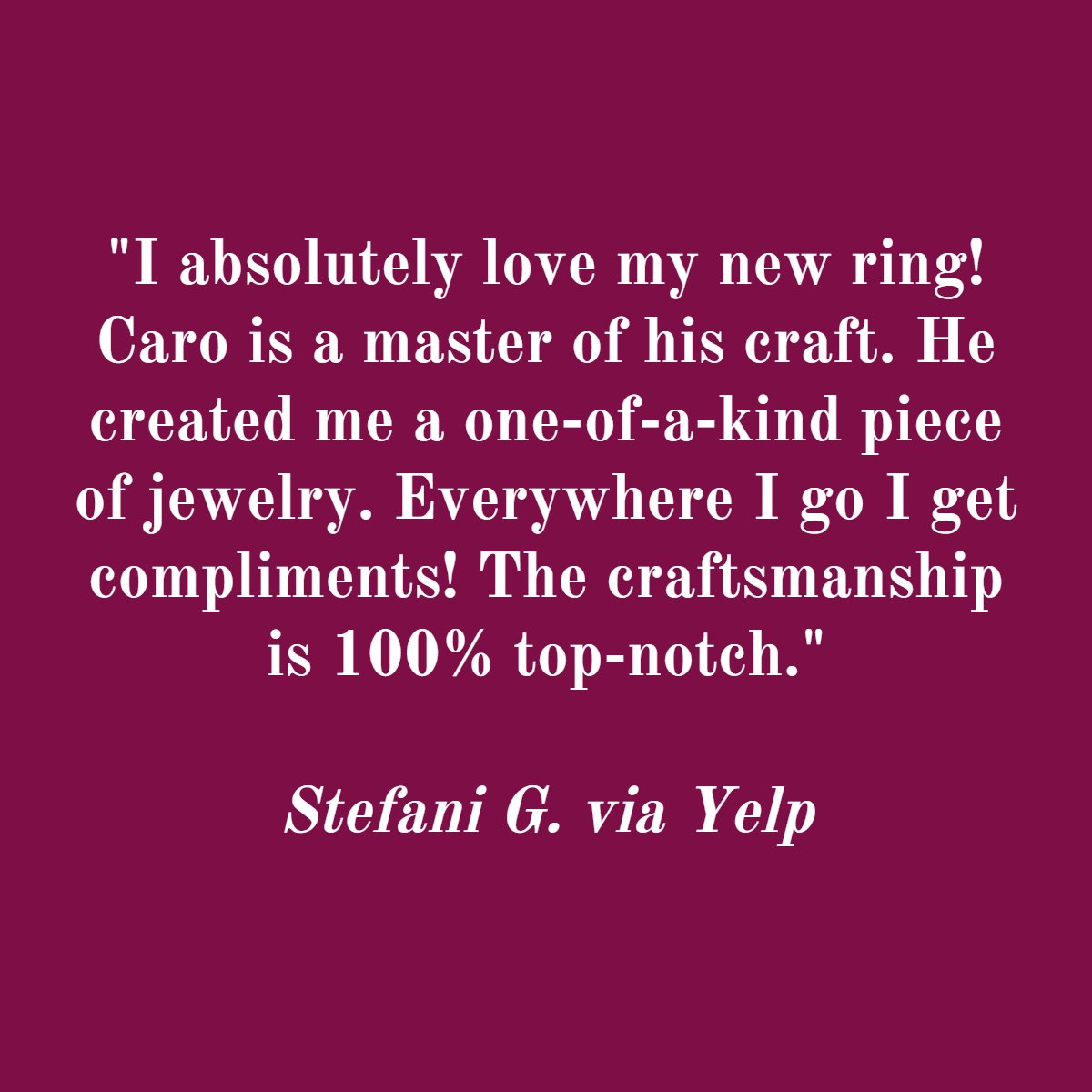 CRDiamondCA's tweet photo. We work hard to make pieces as unique as you are. https://t.co/xGqaL2OWsq