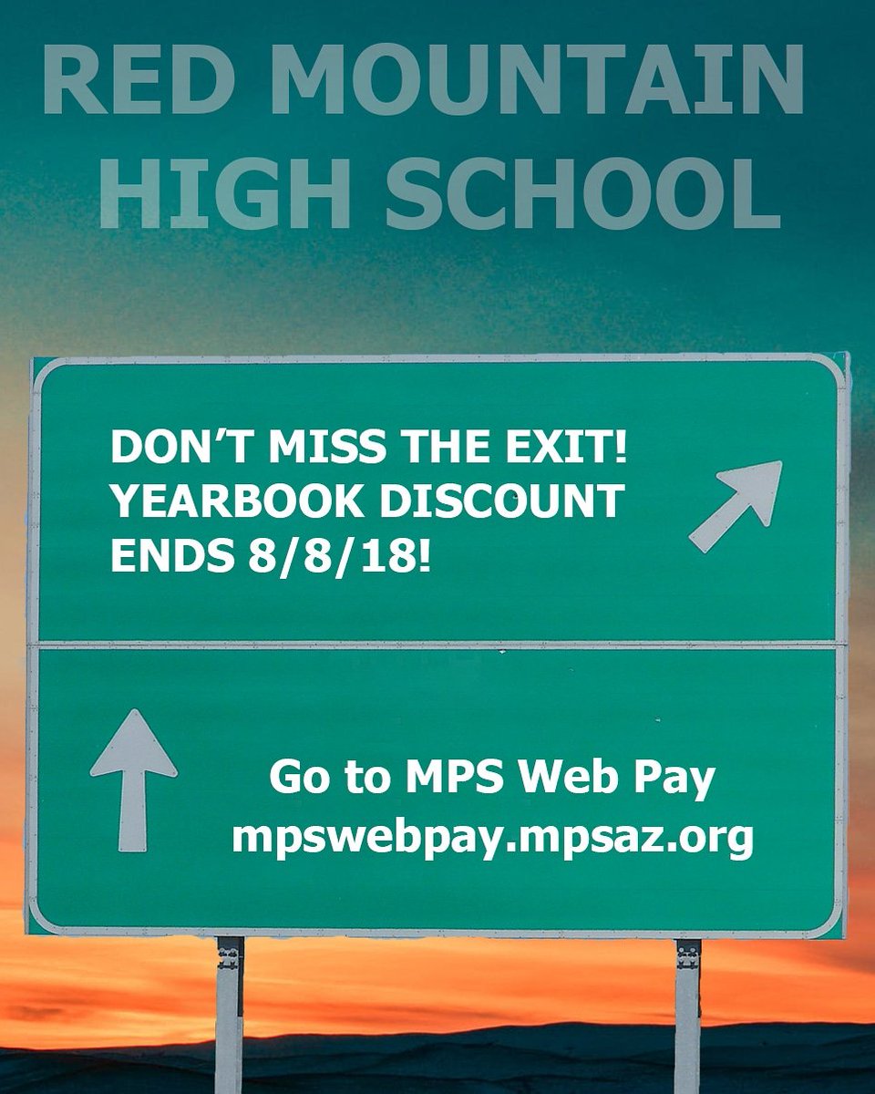 redmtnyearbook's tweet photo. Order your yearbook before school starts! https://t.co/LzbLXxVvWo