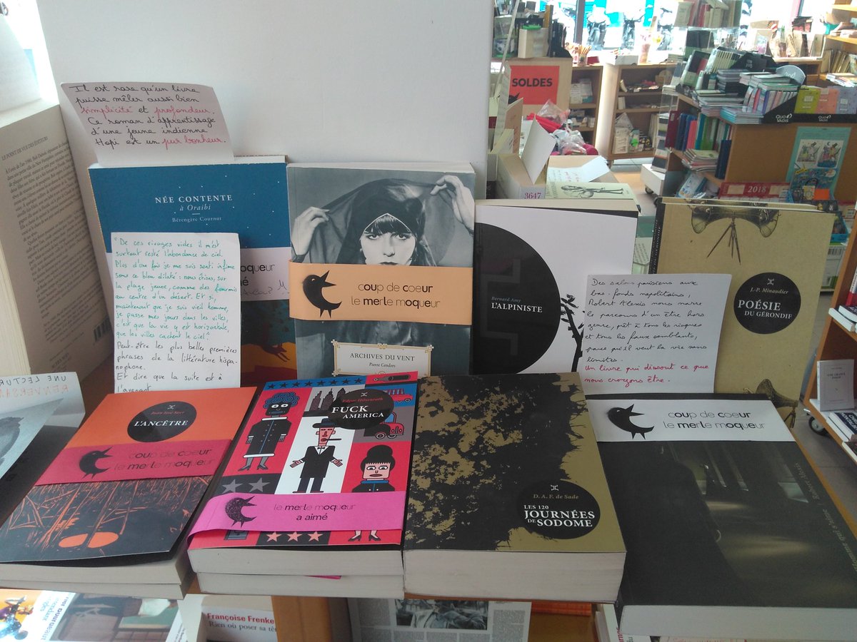 Tripode Summer Time à la librairie Le <a href="/MerleMoqueur51/">Le Merle Moqueur</a> à Paris ! Pour notre joie !