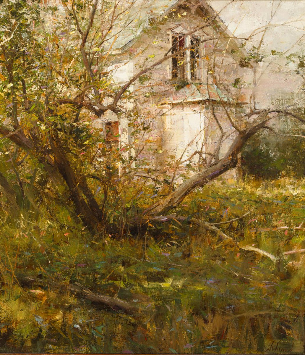 sylvainsarrailh's tweet image. The energy in the Richard Schmid' brush strokes : richardschmid.com