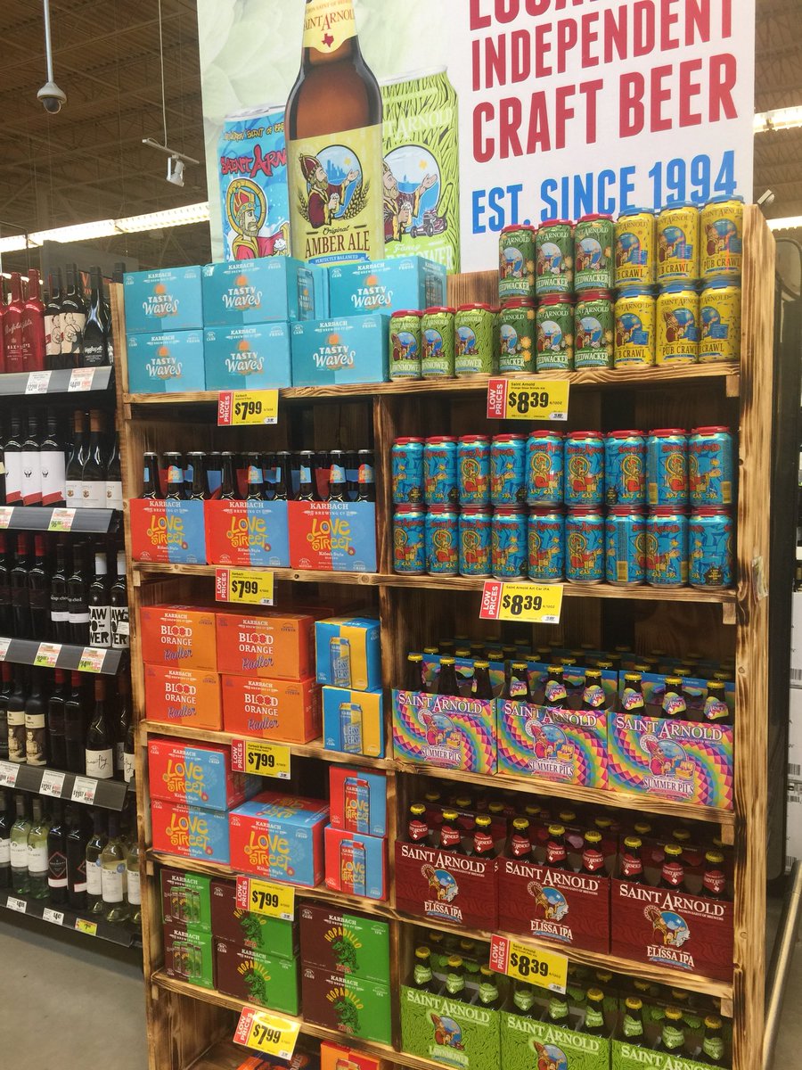 EngmanFrank's tweet image. I staunchly support the independent craft beer movement and am a huge fan of Saint Arnold beers. I find this highly offensive. H-E-B Vintage