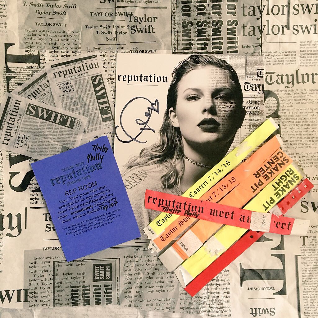 phillyswiftieee's tweet photo. RT TO SHARE MY LUCK🍀 

Three Shows. Two Pit Upgrades. One Meet&amp;Greet. https://t.co/N2TFwYFUWK