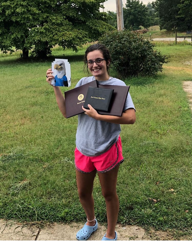 WBU_Admissions's tweet photo. Are you posting about #eggbertstravels because Harley is!! 🦅🎉 #GoEagles https://t.co/kWxKxqqhha