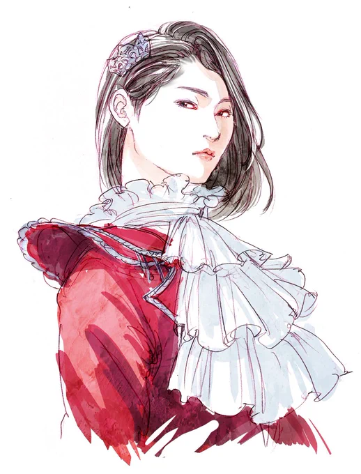 久々に楓ちゃん描いた でも 前髪の分け目を逆にしてしまいました!!!今日も好きぃ〜〜〜〜楓ちゃん〜〜〜
ここ数日'17秋ツアーのあの赤衣装姿の楓ちゃんが脳裏をチラチラしています かっこいいんだもん…あの衣装でのきまプリもう一回観たい… 