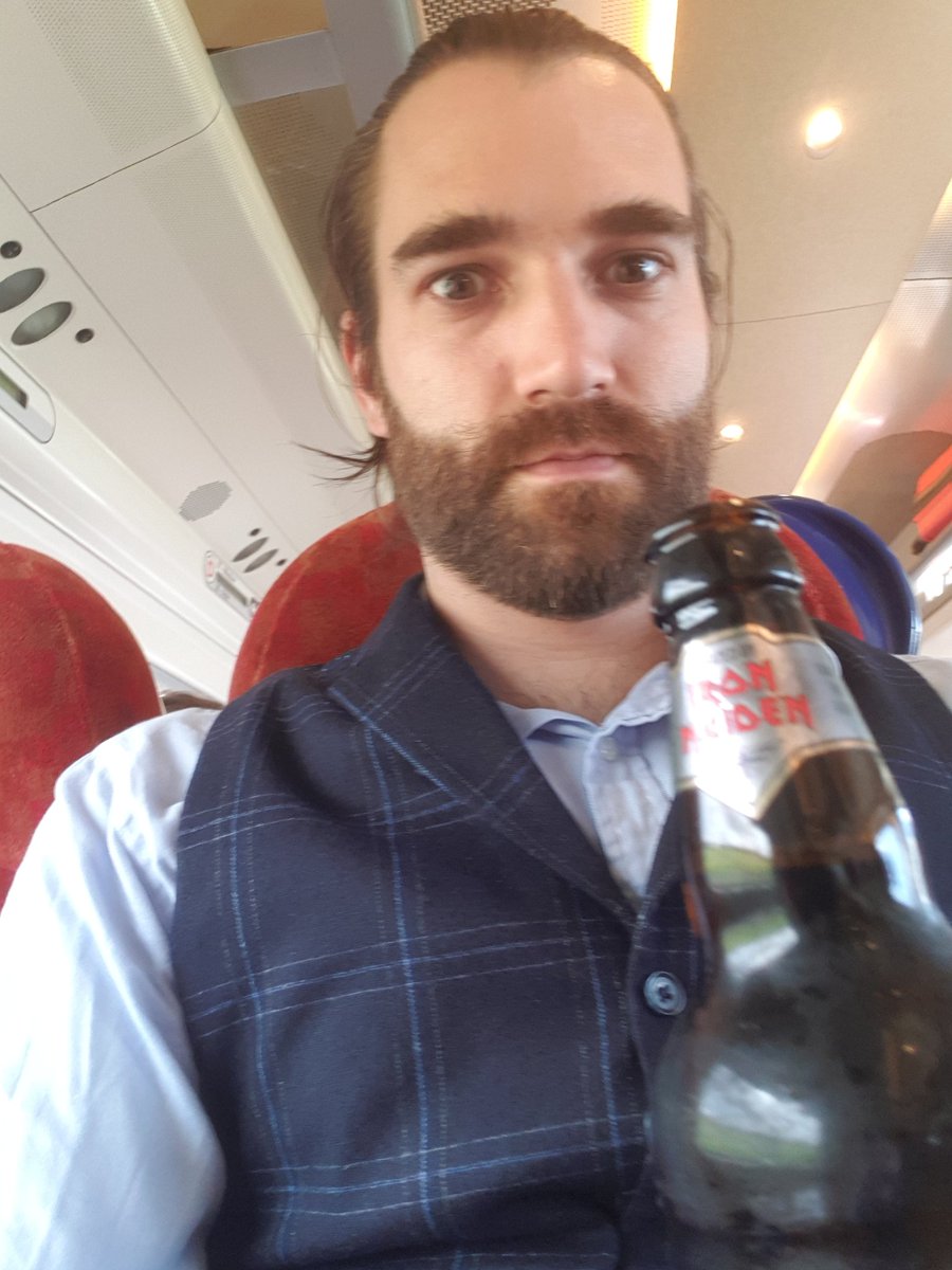 Work completed for the day, now time for #trooperonthetrain - who knows, there may be Iron Maiden tickets to win!