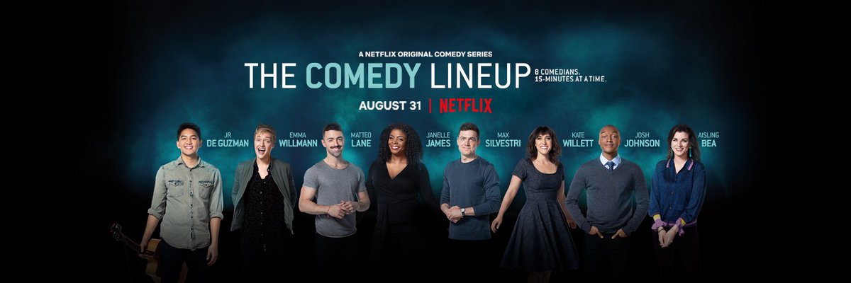 8 comedians. 15 minutes. All the laughs. The Comedy Lineup - Part 2, coming August 31st!
