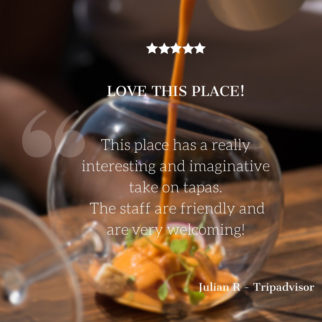 Thank you to Julian for the lovely review;
If you've been to Bravas Tapas, let us know your thoughts, we'd love to hear from you!