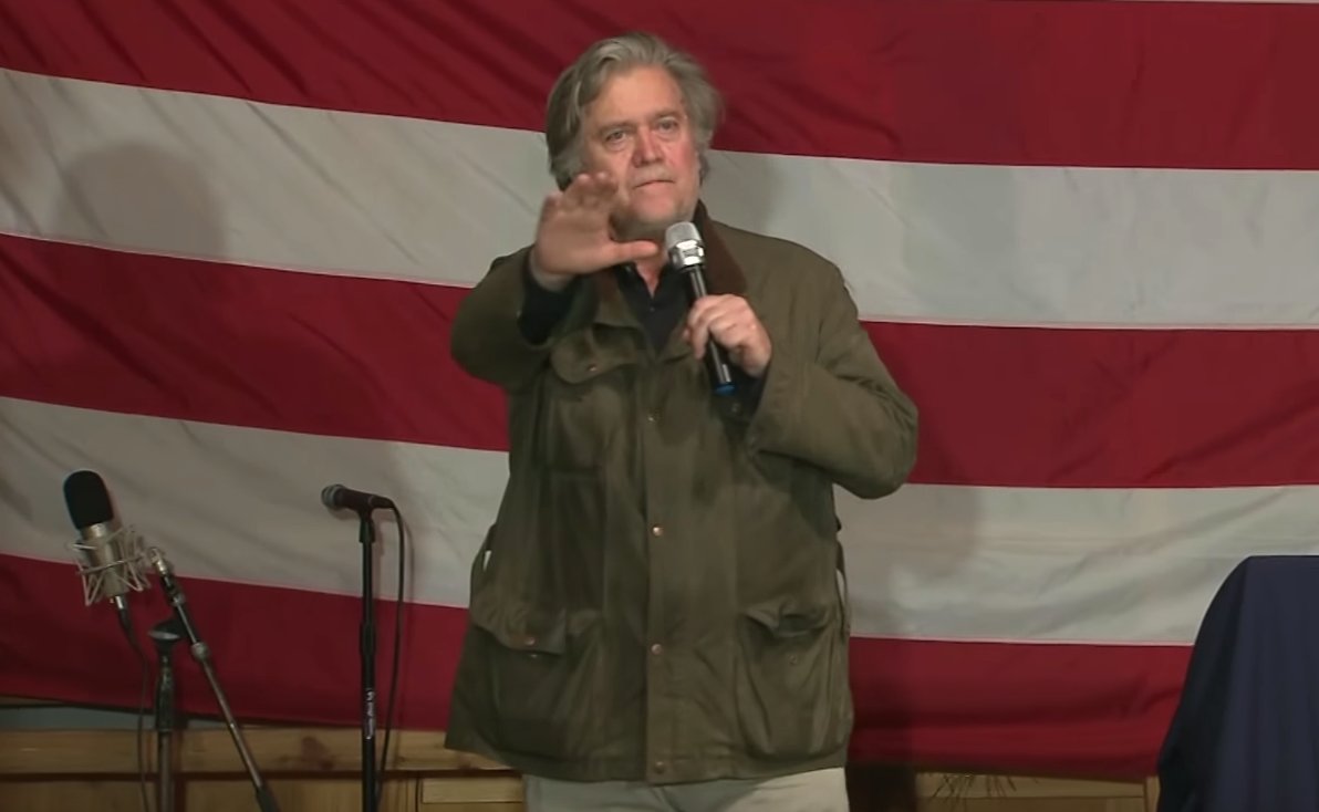 alexcooper81's tweet photo. If I'm a snowflake for not wanting this man in Europe, then that's what I am. Bannon go back to the USA. #dumpfarage #dumpbannon https://t.co/RaFGML2lFJ