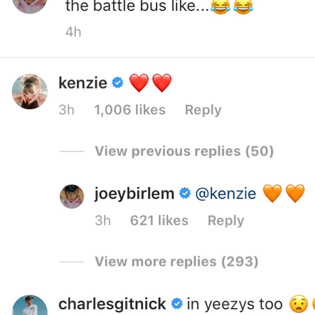 KenzieOrlando's tweet photo. ¿Quién shippea a kenzie con joey birlem? Jajaja https://t.co/yMhGOfot42
