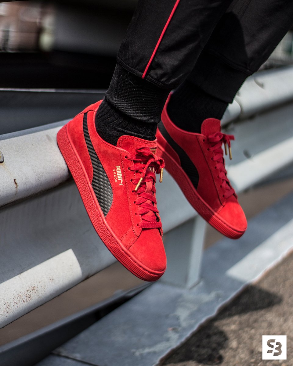 puma x ferrari classic suede