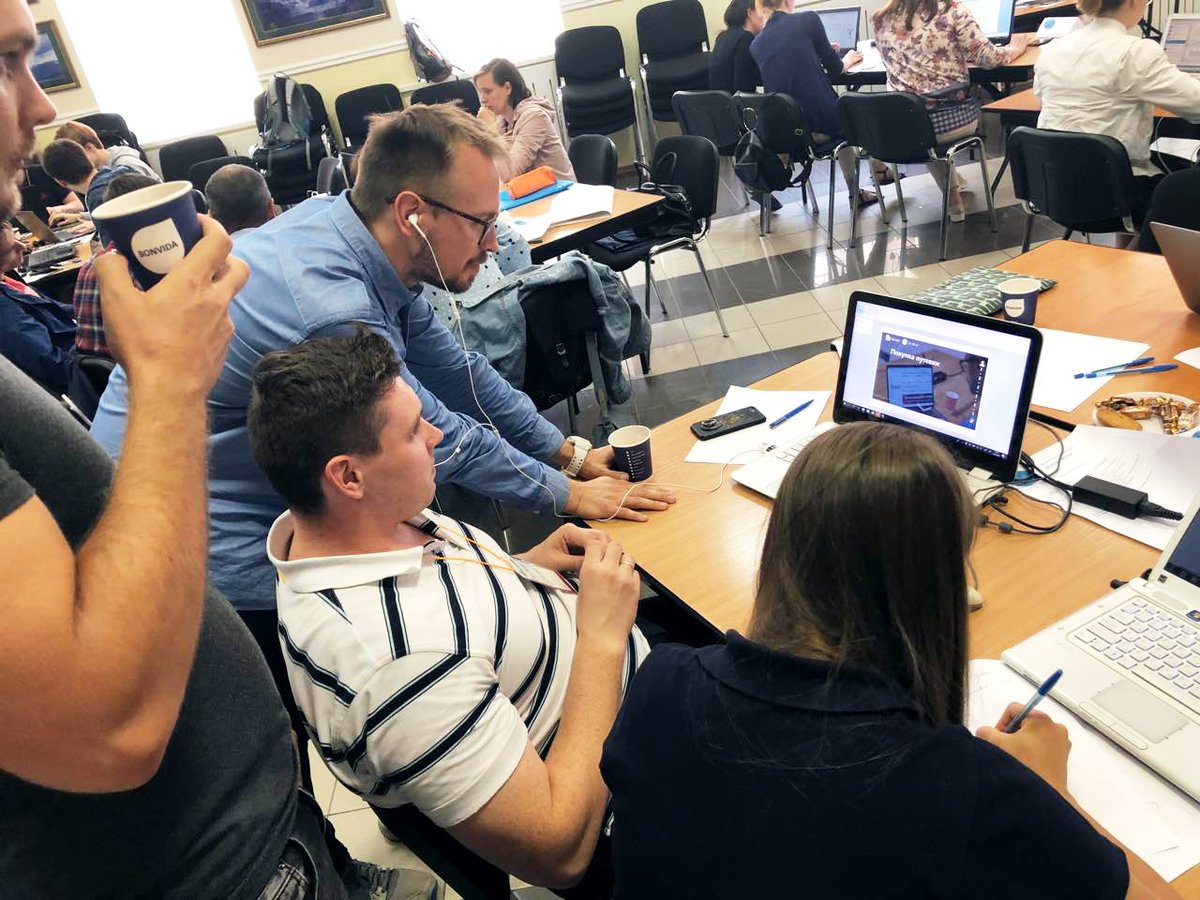 iSpring_RU's tweet image. Команда Академии iSpring заняла 1 место в турнире разработчиков электронных курсов «Белые ночи»! 
Турнир прошел 21-22 июля в Санкт-Петербурге в формате хакатона: 9 команд участников и 9 реальных заказчиков электронных курсов. 
Подробнее:  wn-elearning.ru

#ispring