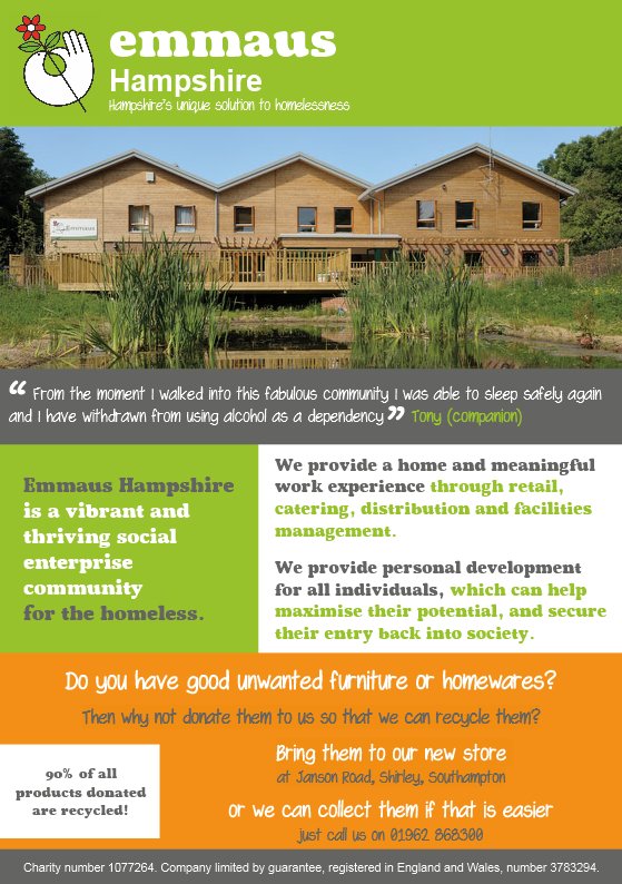 Emmaus Hampshire On Twitter Did Anyone From Emmaus Phone In To