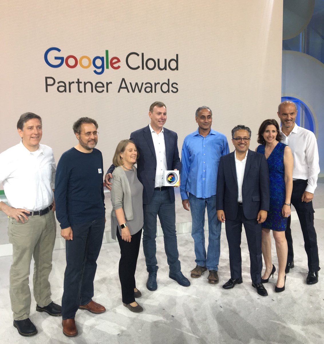 LeukertB's tweet photo. We are off to a great start at #GoogleNext18! https://t.co/NwGi8dVCM8