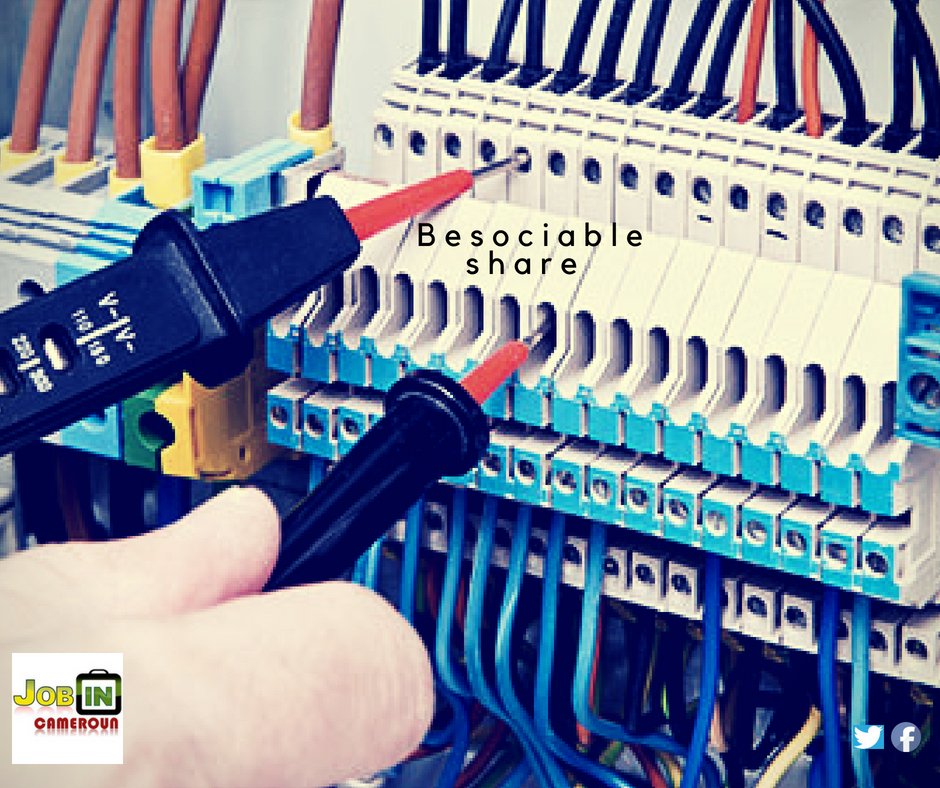 #JobAlert
[CDI]
Recrutement d'un Ingénieur électricien à #Douala
Plus détails 👉bit.ly/2LNQTiv #cameroun