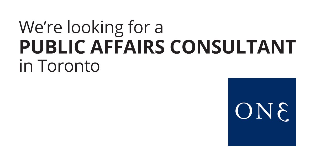 One Persuasion Inc. is looking for a Public Affairs Consultant to join our growing Toronto office.

More details here: onepersuades.com/hiring/public-… #publicaffairs