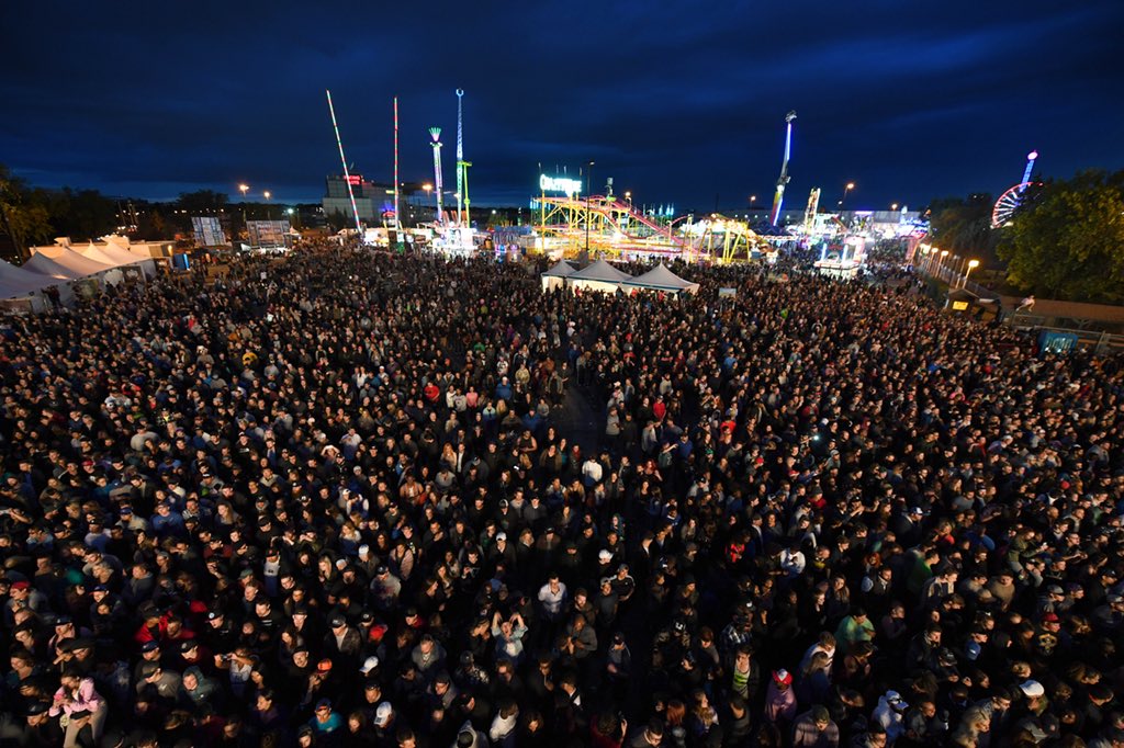The crowd was HUGE last night at <a href="/icecube/">Ice Cube</a> 🎉 TD South Stage is the place to be!! Check it out for the next 6 nights! More amazing talent coming your way!! #KDays #yeg
