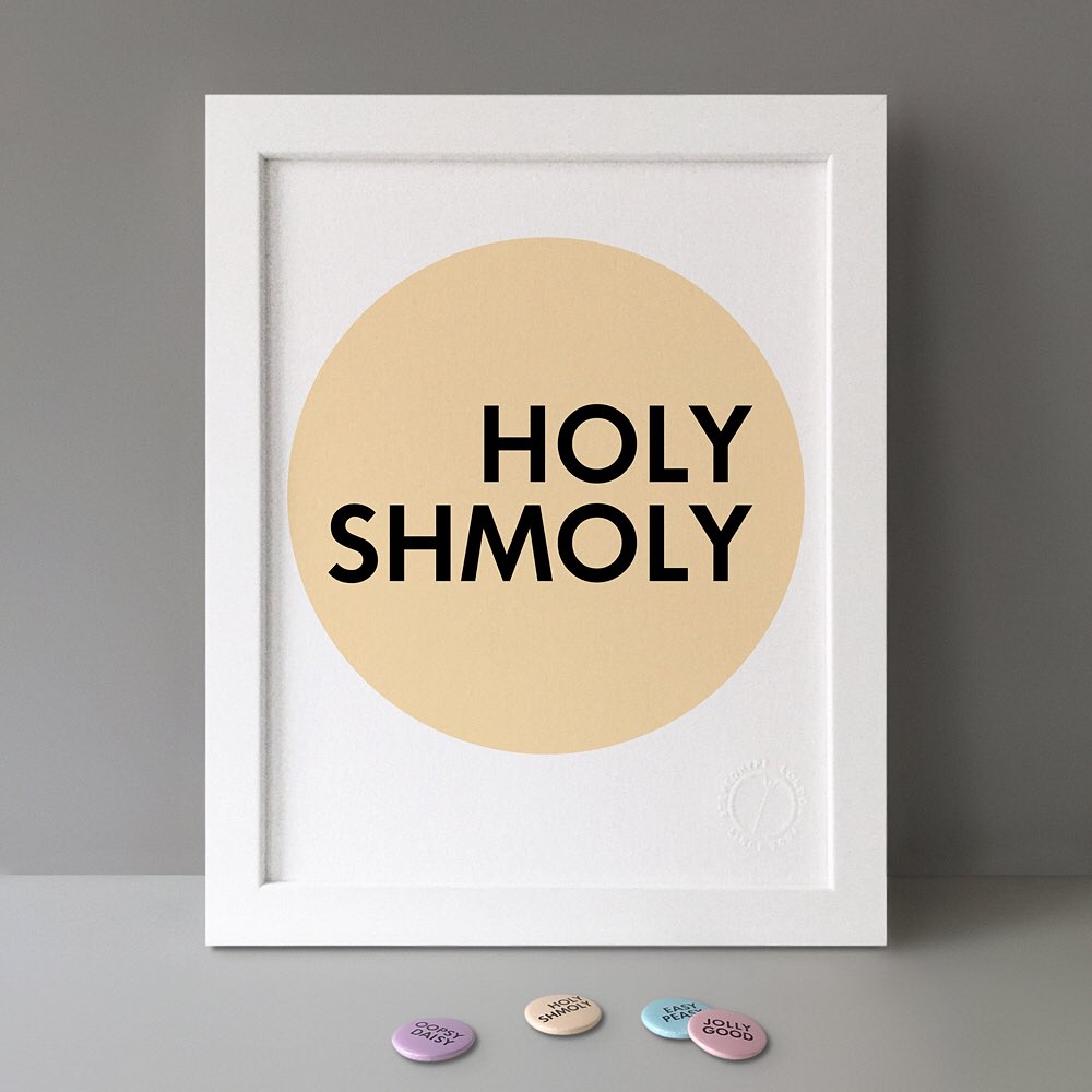 stereohype's tweet photo. 1/248 @stereohype Button Badge Motif Prints #stbbmp Design: @flat33 ππΏ https://t.co/V88sH5RpGq
β
#stbio14 #holyshmoly #holy #smoly #holymoly #wow #typography #message #incredible #minimal #unbelievable #graphicdesign #graphicart #wallart #interiordecor /// Currently 18% off. https://t.co/nSUswwu8nf