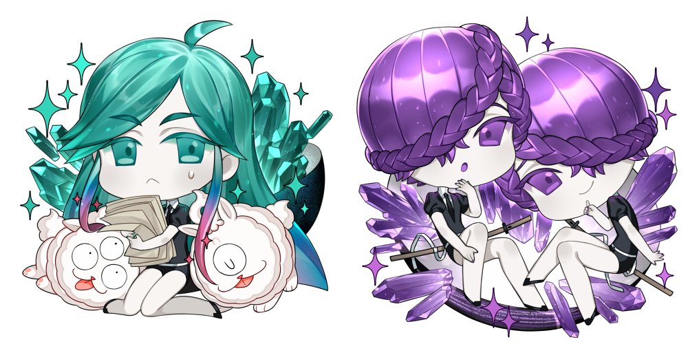 Alexandrite And Amethyst For Keychains Ulatr Cetのイラスト Alexandrite And Amethyst For Keychains Ulatr Cetのイラスト