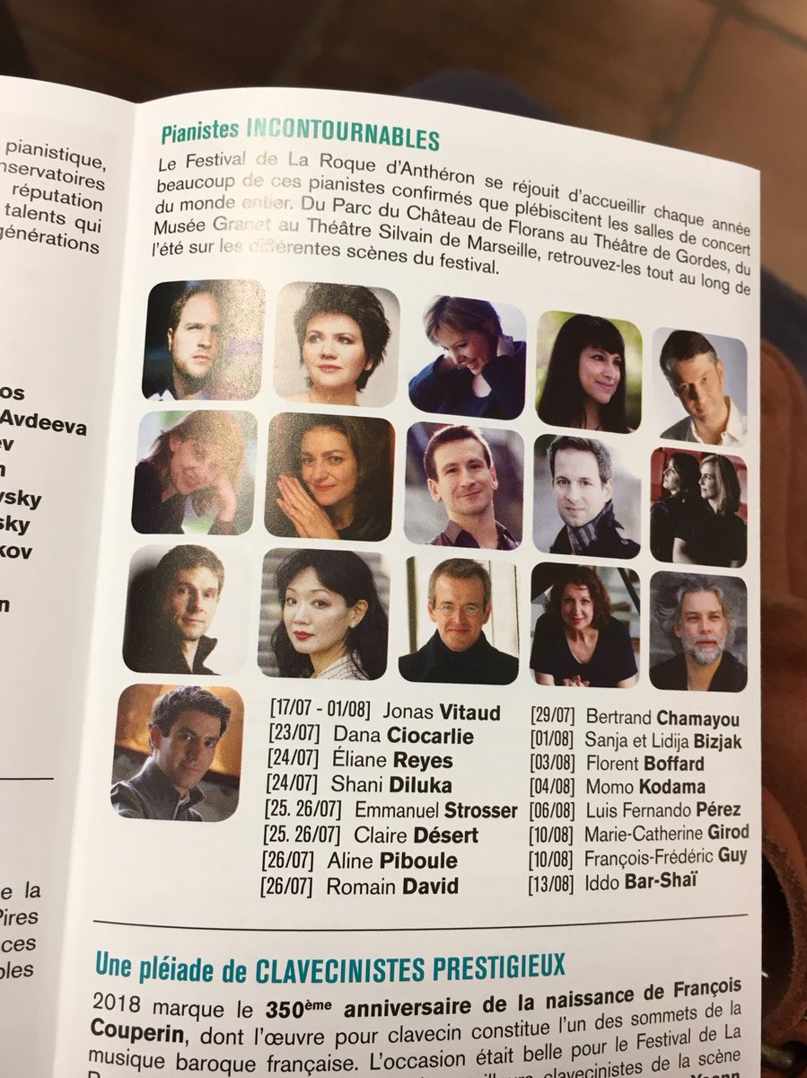 victoriaokada's tweet photo. Pianistes #incontournables à @festivaldepiano_laroque #alinepiboule #romaindavid #mariecatherinegirod #ffguy #momokodama #iddobarshai #jonasvitaud #shanidiluka #bizjak https://t.co/xgq0DuVVcm