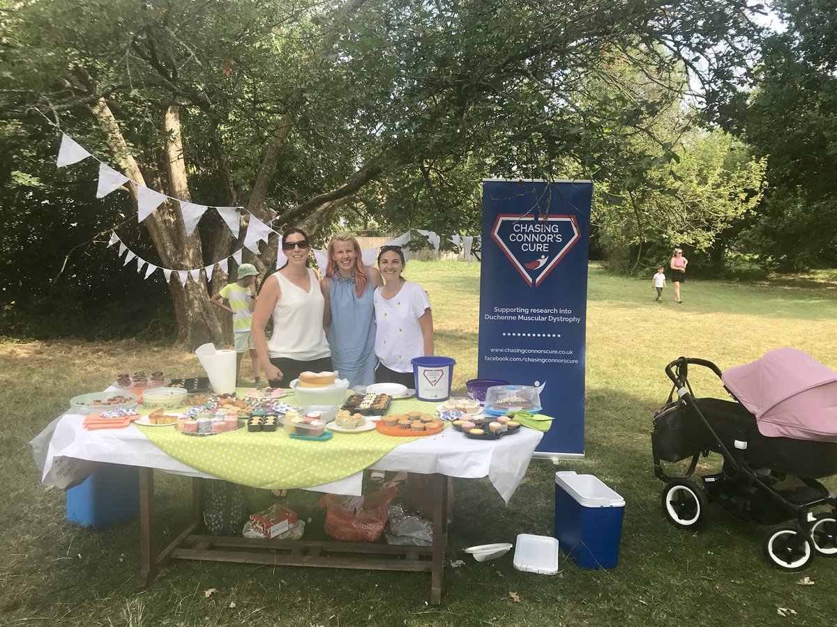 ChasinCure's tweet photo. End of term Chasing Connor’s Cure cake sale #connorsangels #endduchenne #neverstopchasing @DuchenneUK https://t.co/4KyDpKDA84
