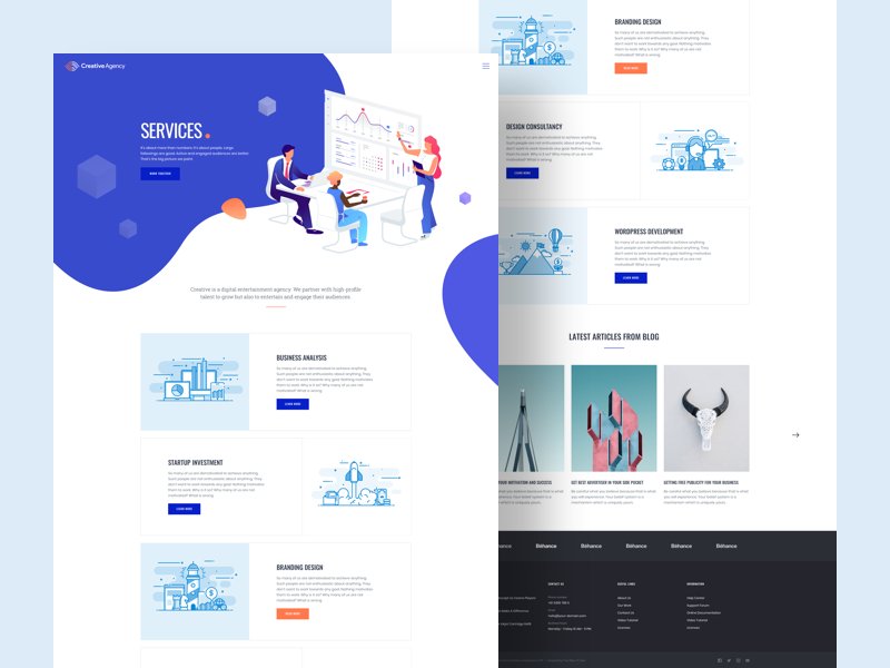 FreeUIDesign's tweet image. Creative Agency | Services
by Tran Mau Tri Tam ✪  buff.ly/2LLIzzY @tranmautritam