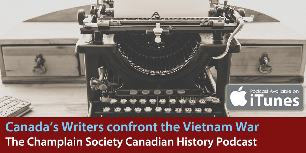 ChamplainSoc's tweet photo. #GregMarchildon talks w/ @UofT #RobertMcGill about his @McGillQueensUP book “War is Here:The #VietnamWar & #CanadianLiterature �� in new @ChamplainSoc #CanadianHistory Podcast https://t.co/wD7F32M0lr #RhetoricOfWar #myth #CanLit #CanUSrelations #CanadianWriters https://t.co/lXzJlUboRU