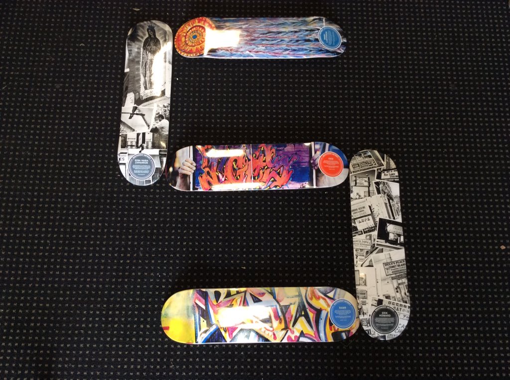 SouthwestRides's tweet photo. New limited edition skateboards!! Made from southwest artists 🖌❤️ https://t.co/CU3CFm2Kys