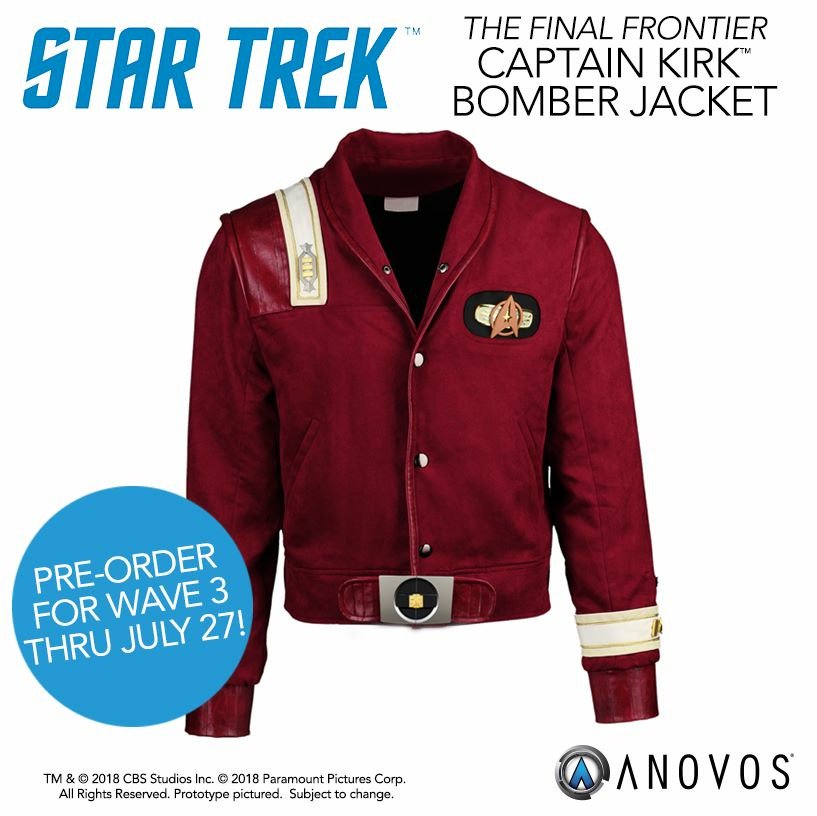 captain kirk bomber jacket