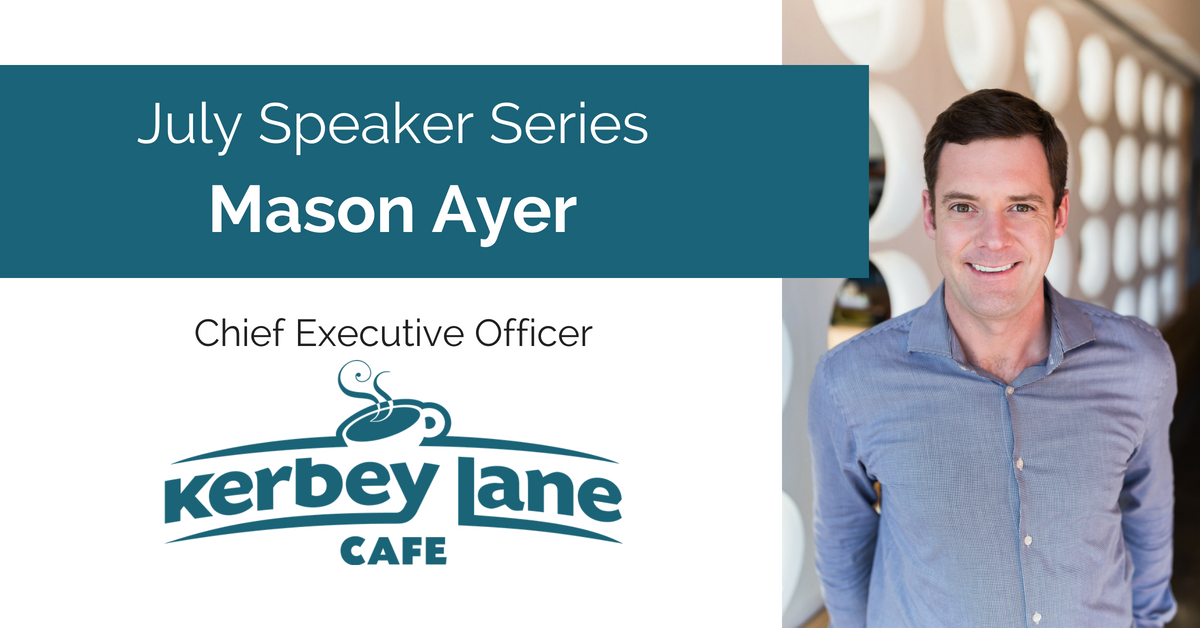 AustinYC's tweet photo. REMINDER: Our Speaker Series featuring Mason Ayer, CEO of @kerbeylanecafe is TOMORROW! Don't miss out! RSVP here-https://t.co/vXUE1VqQ5a https://t.co/5DGsfEdLJY