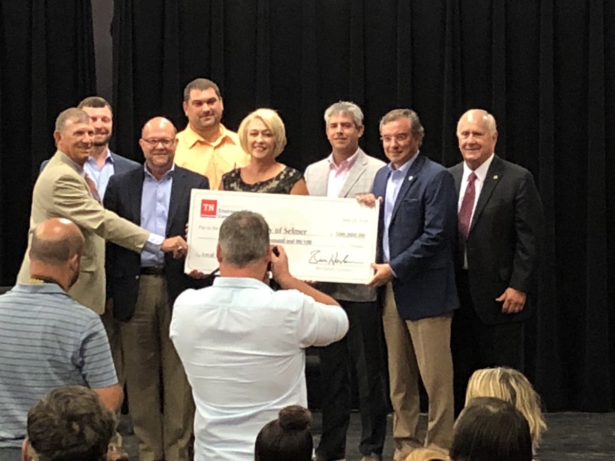 Big shoutout to TDEC for the Selmer Park Grant                                 #TeamWork