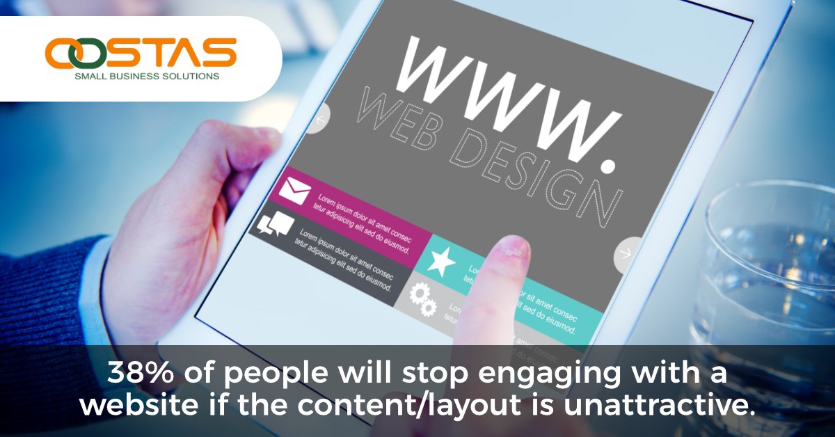 OostasLLC's tweet image. 38% of people will stop engaging with a website if the content/layout is unattractive.

#website #websitedesign #websitepackages #hosting #pageoptimization #amazonhosting #websitesolutions