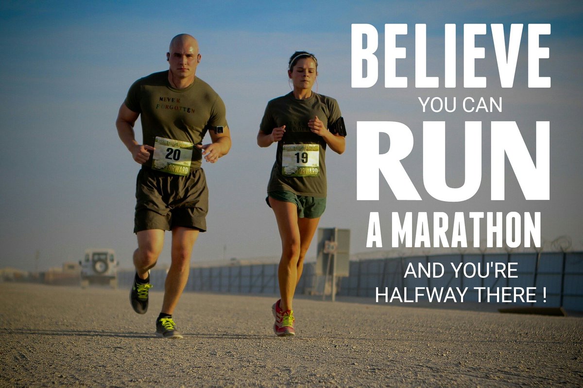 Runnerslight's tweet image. Believe you can and you will.