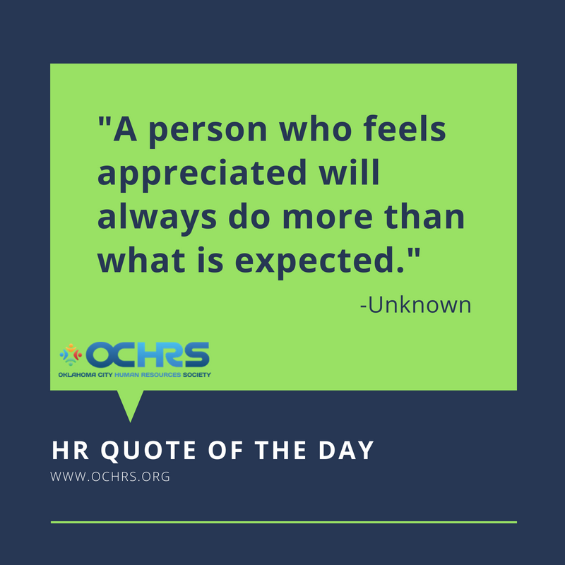 OCHRS's tweet photo. How do you show appreciation to your employees?
#HR #QuoteoftheDay #OCHRS https://t.co/xscmHGsPeU