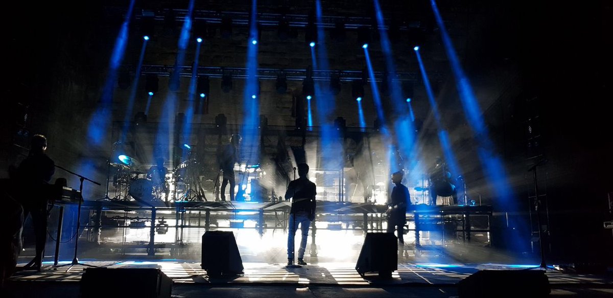 Merci au groupe @aha_com pour ce concert magnifique dans le cadre somptueux du théâtre de la cité médiévale de Carcassonne @CarcaFestival @AhaFrance