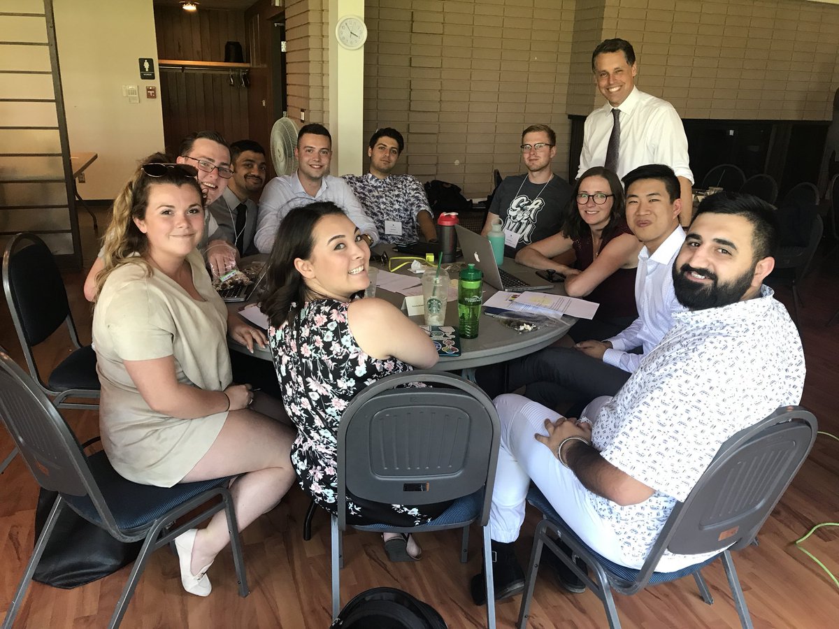 Today at #PoliStrat2018 we’re giving feedback to the #PMYouthCouncil on the youth policy they’re developing. It’s an honour to represent student perspectives in these discussions. Thank you <a href="/PeterSchiefke/">Peter Schiefke</a> and <a href="/JustinTrudeau/">Justin Trudeau</a> for thinking of post-secondary students!