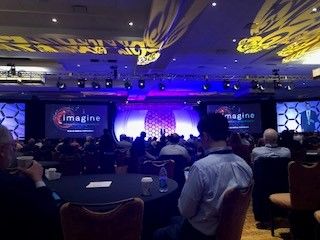 FMICorporation's tweet photo. Views from the welcome ceremony at the CII Annual Conference today - fascinating to hear about the research that CII is doing to further the innovation in the industry! #ImagineCII @CIIProjSuccess https://t.co/F5R0l282R1