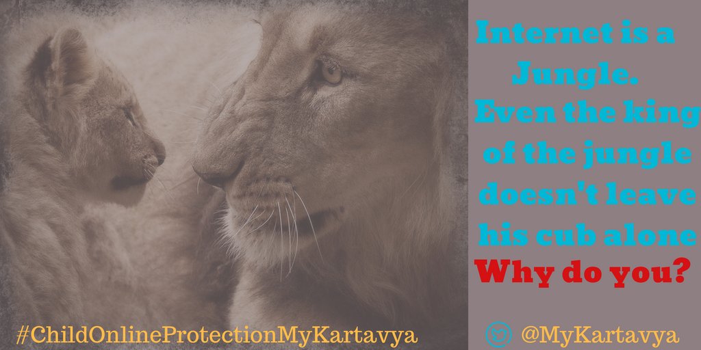abhijeetr121's tweet photo. We need to keep our eyes open to the possible threats to children using the internet. Be there and stay aware. #ChildOnlineProtectionMyKartavya #childprotection #CyberSecurity #SocialmediaforGood @MyKartavya @NASSCOMfdn @UNICEF https://t.co/YsmpoPR83R