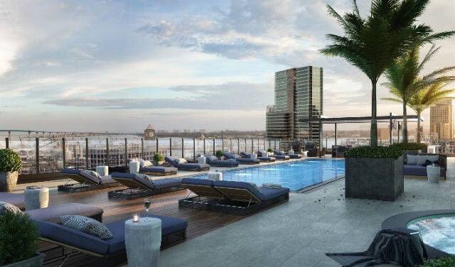 DaileyMethodSD's tweet image. BREAKING NEWS‼️ALX  just told us we can bring our 👙 &amp;amp; hop in the pool after class this Thursday while we beat the heat, sip 🥂 , and watch the sunset!!! 🤗😍. Join us at 6:30pm for a combo TDM Barre + Yoga class at the rooftop pool! bit.ly/2mEYpl5