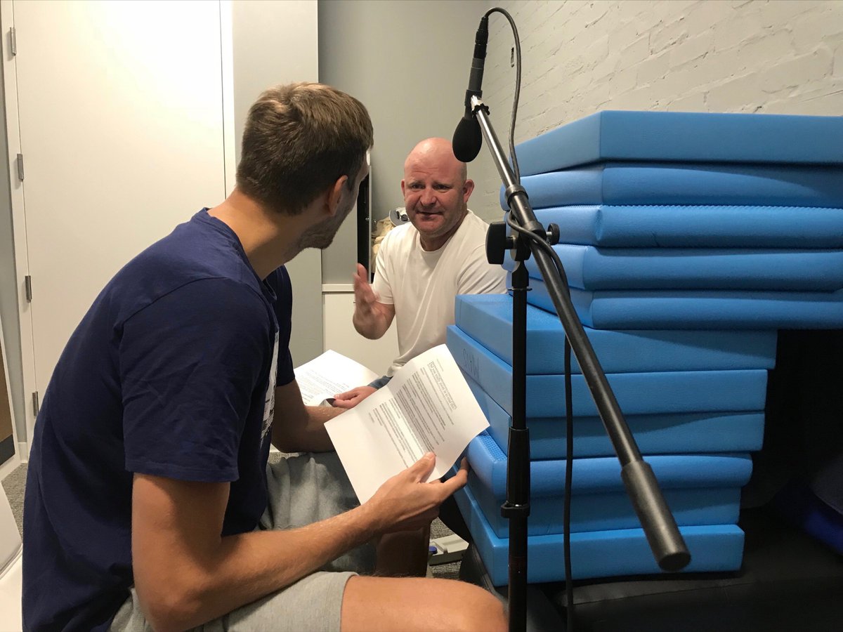 TheWellDelivers's tweet photo. Never a dull moment filming with Dirk Nowitzki. Glad he will be spending at least one more year with the #DallasMavericks https://t.co/zALLLpje7P