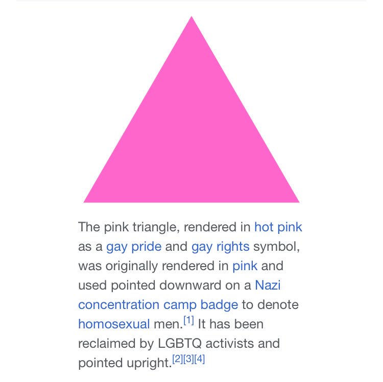 Pink triangle - Wikipedia