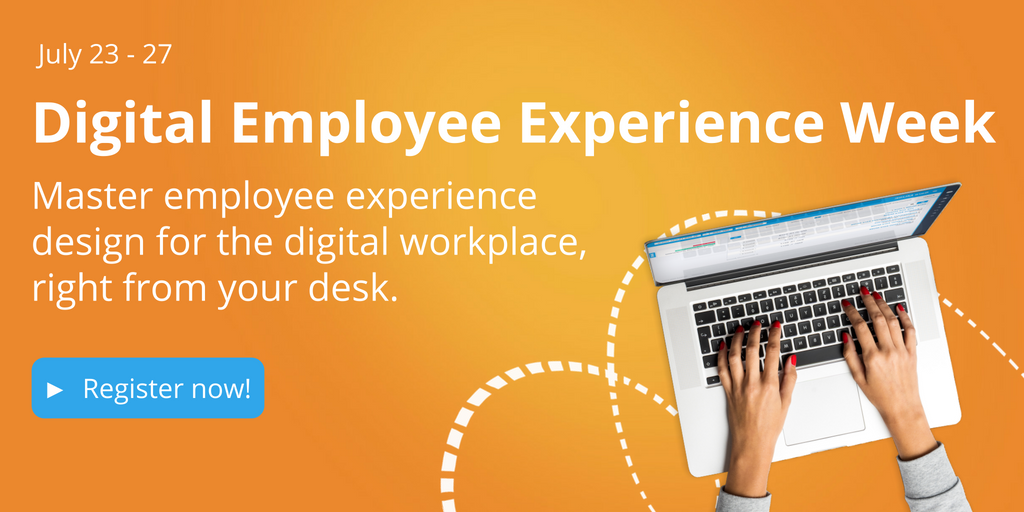 PeopleDoc_Inc's tweet photo. Today is Day 2 of #DigitalEXWeek! Today's lesson is all about determining your #EmployeeExperience goals. If you didn't sign up, it's not too late. Register here and get access to all the course content so far: https://t.co/H4tG5y9isW https://t.co/DlJfL6meCP