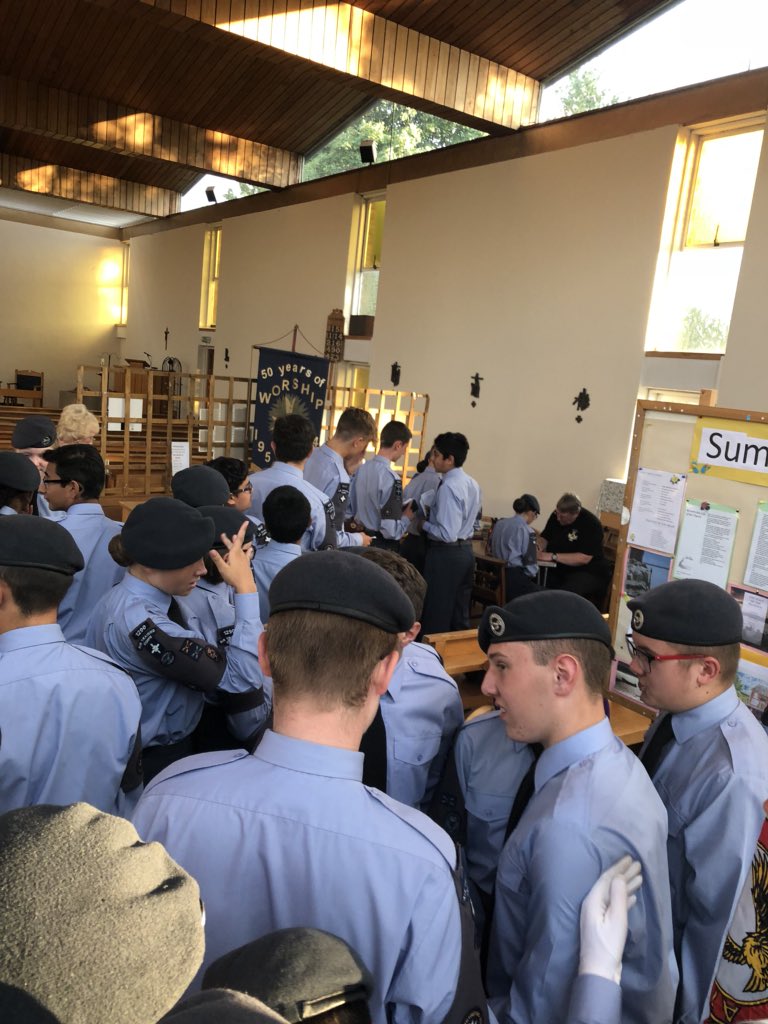Staffs SE Sect Cdr (@wsc4staffs) on Twitter photo The queue for the Padre after cadets from <a href="/1046SqnATC/">1046 Squadron ATC</a> <a href="/1047sqn/">1047 Squadron</a> <a href="/1290Sqn/">1290 Wednesfield Sqn</a> are enrolled in a joint service. <a href="/OCStaffsWing/">OC Staffordshire Wing RAFAC</a> The queue for the Padre after cadets from <a href="/1046SqnATC/">1046 Squadron ATC</a> <a href="/1047sqn/">1047 Squadron</a> <a href="/1290Sqn/">1290 Wednesfield Sqn</a> are enrolled in a joint service. <a href="/OCStaffsWing/">OC Staffordshire Wing RAFAC</a>