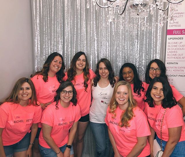 Our favorite type of clients — bachelorette party &amp; beautiful bride 👰🏻